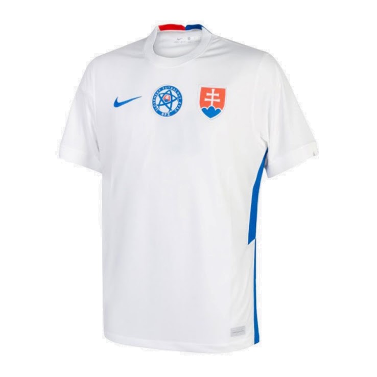 Tailandia Camiseta Eslovaquia Segunda Equipación 2020 Blanco